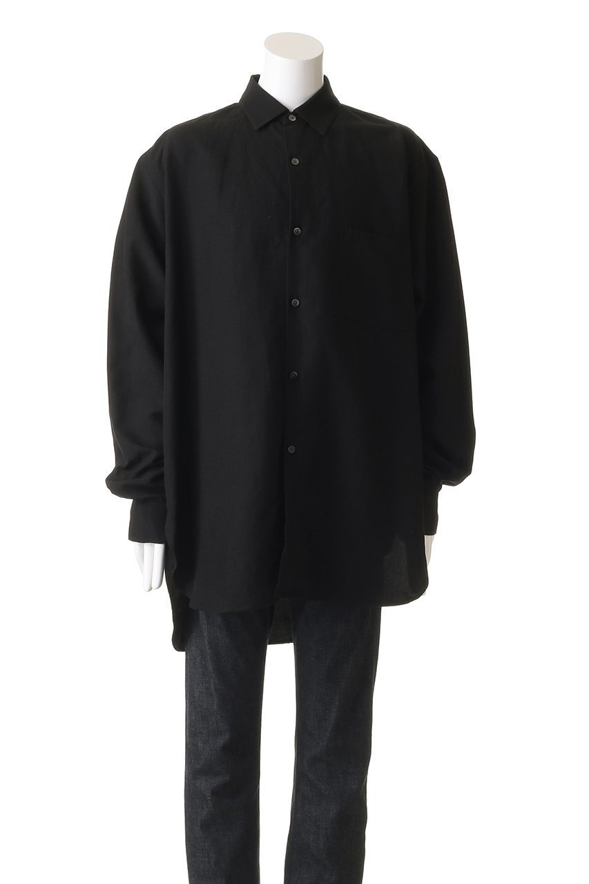 【シュタイン/ssstein】の【UNISEX】RAYON/LINEN OVERSIZED DOWN PAT SHIRT 人気、トレンドファッション・服の通販 founy(ファニー) 　ファッション　Fashion　レディースファッション　Fashion for Women　トップス・カットソー　Cut & Sew Tops　シャツ・ブラウス・オフィスカジュアル　Elegant Blouses & Button-Ups　ロングTシャツ・Tシャツ　Longline T-Shirts & Tees　ユニセックス　Unisex, Genderless　シンプル　Simple, Minimal　スリーブ　Sleeve, Long Sleeve / Short Sleeve　リネン　Linen, Linen Fabric　ロング　Long, Long-Length　other-2|ID: prp329100004882404 ipo3291000000036443288