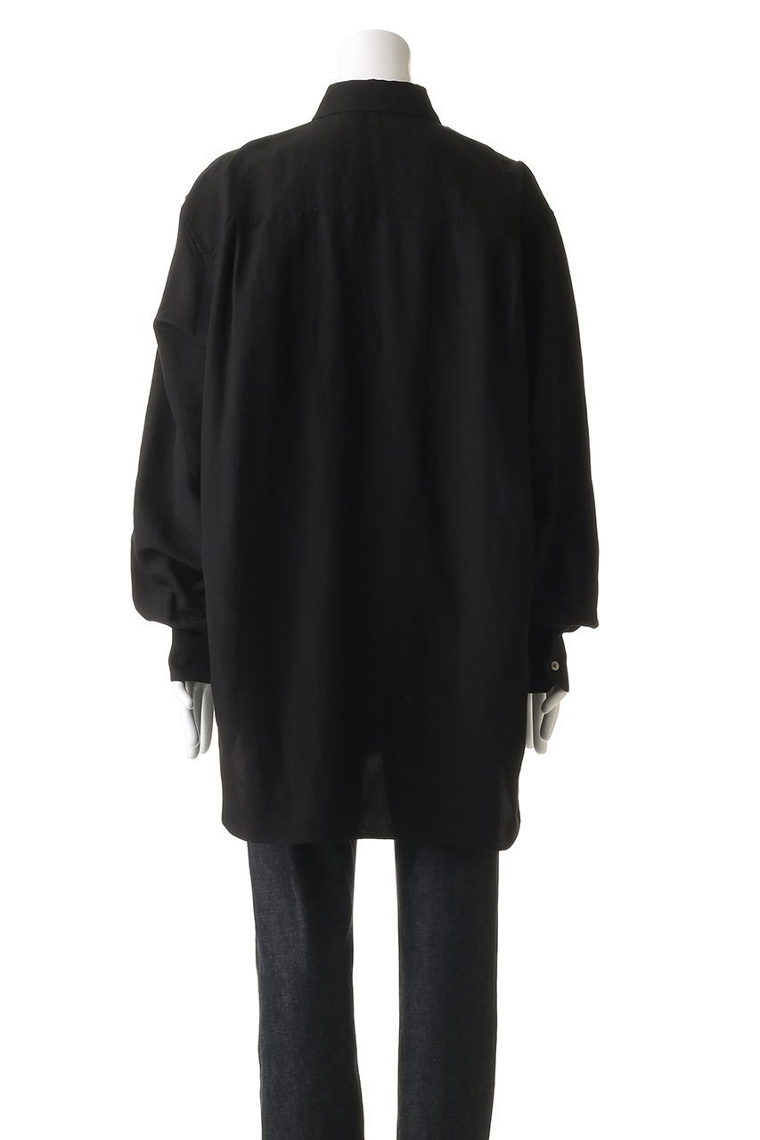 【シュタイン/ssstein】の【UNISEX】RAYON/LINEN OVERSIZED DOWN PAT SHIRT 人気、トレンドファッション・服の通販 founy(ファニー) 　ファッション　Fashion　レディースファッション　Fashion for Women　トップス・カットソー　Cut & Sew Tops　シャツ・ブラウス・オフィスカジュアル　Elegant Blouses & Button-Ups　ロングTシャツ・Tシャツ　Longline T-Shirts & Tees　ユニセックス　Unisex, Genderless　シンプル　Simple, Minimal　スリーブ　Sleeve, Long Sleeve / Short Sleeve　リネン　Linen, Linen Fabric　ロング　Long, Long-Length　other-4|ID: prp329100004882404 ipo3291000000036443291