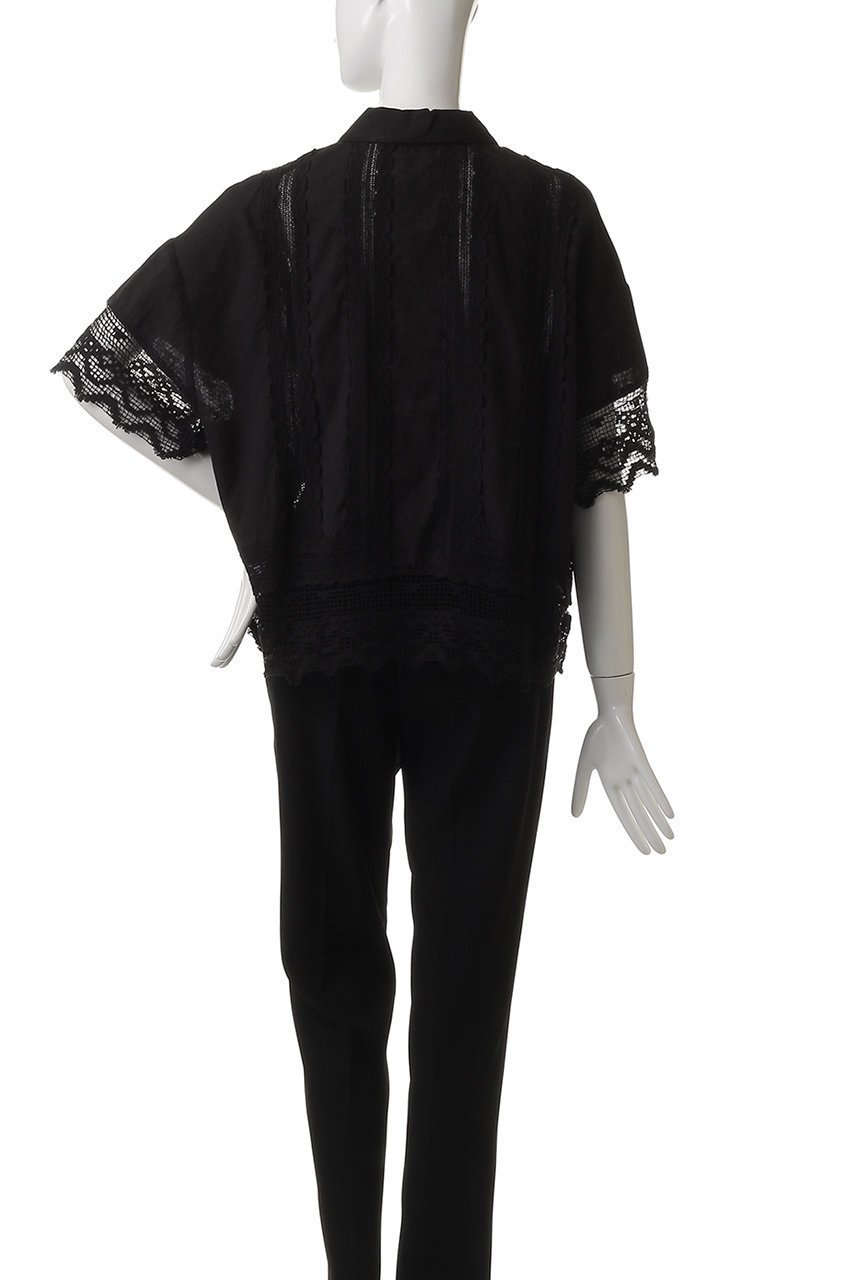 【エリオポール/heliopole】の【normment】CTN FLEX LACE ブラウス 人気、トレンドファッション・服の通販 founy(ファニー) 　ファッション　Fashion　レディースファッション　Fashion for Women　トップス・カットソー　Cut & Sew Tops　シャツ・ブラウス・オフィスカジュアル　Elegant Blouses & Button-Ups　おすすめ　Recommended / Our Picks　インナー　Innerwear　ショート　Short, Short Length　シンプル　Simple, Minimal　スリーブ　Sleeve, Long Sleeve / Short Sleeve　ボトム　Bottoms, Lower Wear　レース　Lace, Lace Fabric　other-4|ID: prp329100004882453 ipo3291000000036443887