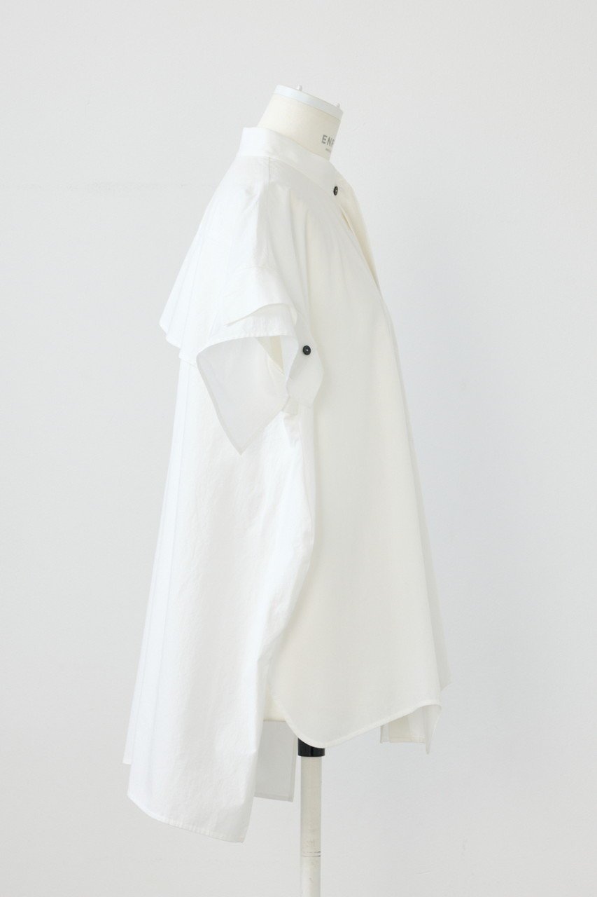 【エンフォルド/ENFOLD】のROLL-UP SLEEVES SHIRT/シャツ 人気、トレンドファッション・服の通販 founy(ファニー) ファッション Fashion レディースファッション Fashion for Women トップス・カットソー Cut & Sew Tops シャツ・ブラウス・オフィスカジュアル Elegant Blouses & Button-Ups サマー Summer, Summer Style ショート Short, Short Length スリット Slit, Slit Detail スリーブ Sleeve, Long Sleeve / Short Sleeve ヨーク Yoke, Yoke Design ワイド Wide, Wide Fit 長袖 Long Sleeve, Full Sleeve other-4|ID: prp329100004882457 ipo3291000000036443931