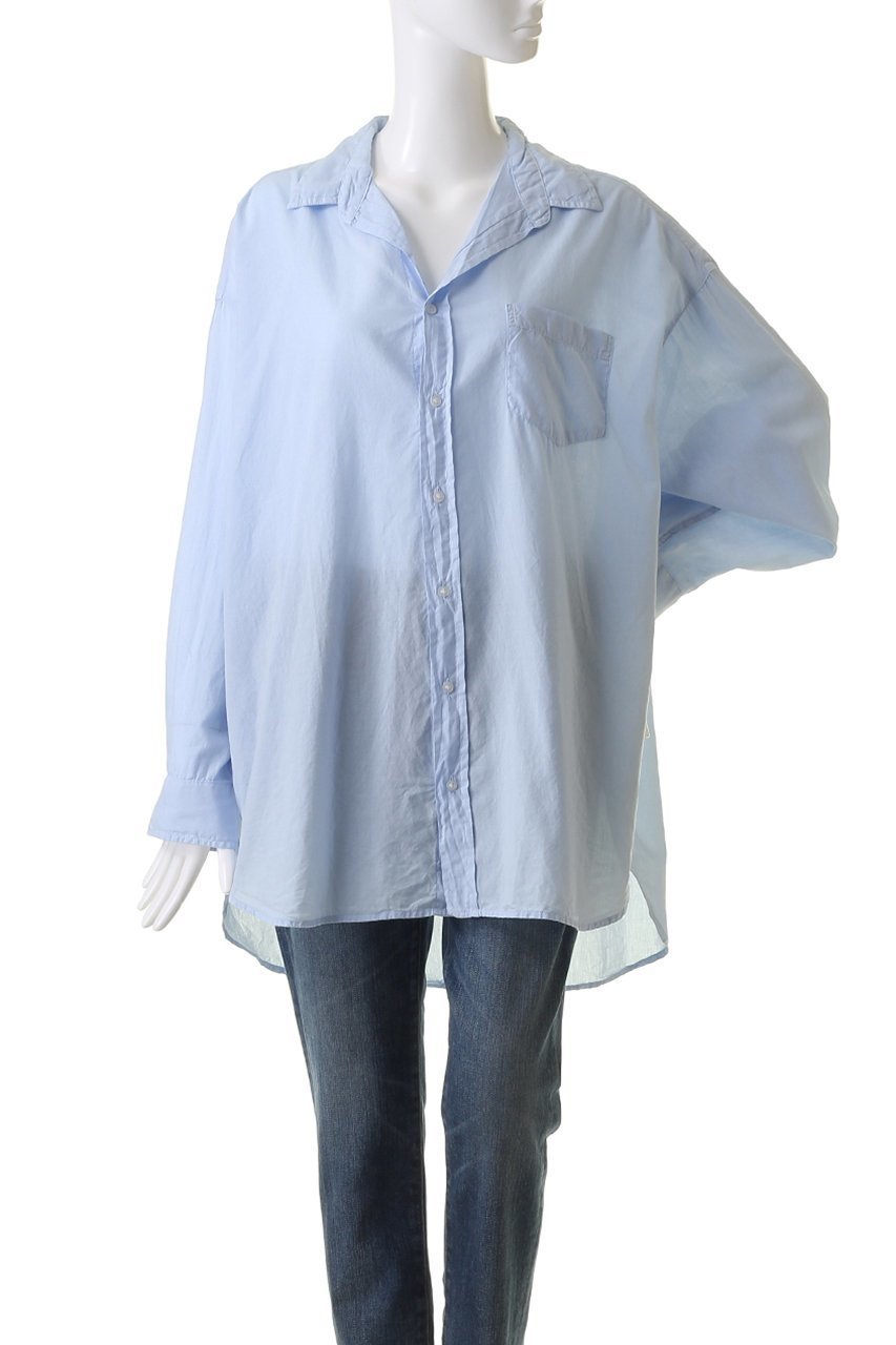 【フランク&アイリーン/Frank&Eileen】のMACKENZIE ORGANIC VOILE フレンチブルービッグシャツ 人気、トレンドファッション・服の通販 founy(ファニー) 　ファッション　Fashion　レディースファッション　Fashion for Women　トップス・カットソー　Cut & Sew Tops　シャツ・ブラウス・オフィスカジュアル　Elegant Blouses & Button-Ups　スリーブ　Sleeve, Long Sleeve / Short Sleeve　トレンド　Trend, Trending Now　ロング　Long, Long-Length　ワイド　Wide, Wide Fit　定番　Standard, Basic Item　羽織　Haori, Light Jacket　other-2|ID: prp329100004882468 ipo3291000000036444037