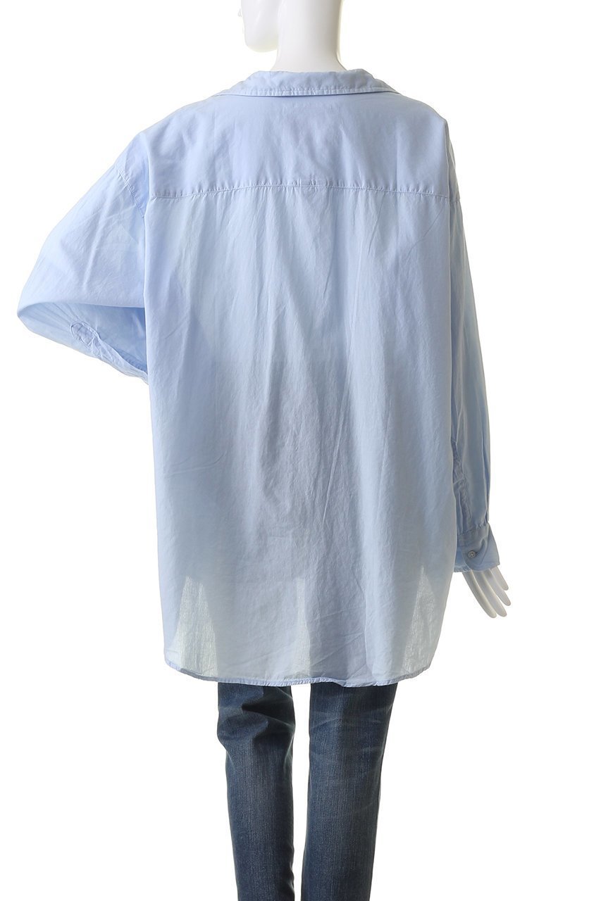 【フランク&アイリーン/Frank&Eileen】のMACKENZIE ORGANIC VOILE フレンチブルービッグシャツ 人気、トレンドファッション・服の通販 founy(ファニー) 　ファッション　Fashion　レディースファッション　Fashion for Women　トップス・カットソー　Cut & Sew Tops　シャツ・ブラウス・オフィスカジュアル　Elegant Blouses & Button-Ups　スリーブ　Sleeve, Long Sleeve / Short Sleeve　トレンド　Trend, Trending Now　ロング　Long, Long-Length　ワイド　Wide, Wide Fit　定番　Standard, Basic Item　羽織　Haori, Light Jacket　other-4|ID: prp329100004882468 ipo3291000000036444042