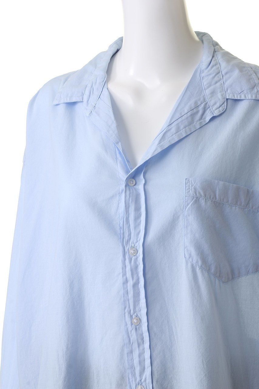 【フランク&アイリーン/Frank&Eileen】のMACKENZIE ORGANIC VOILE フレンチブルービッグシャツ 人気、トレンドファッション・服の通販 founy(ファニー) 　ファッション　Fashion　レディースファッション　Fashion for Women　トップス・カットソー　Cut & Sew Tops　シャツ・ブラウス・オフィスカジュアル　Elegant Blouses & Button-Ups　スリーブ　Sleeve, Long Sleeve / Short Sleeve　トレンド　Trend, Trending Now　ロング　Long, Long-Length　ワイド　Wide, Wide Fit　定番　Standard, Basic Item　羽織　Haori, Light Jacket　other-5|ID: prp329100004882468 ipo3291000000036444044