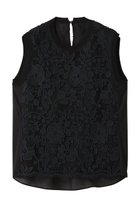 【アナイ/ANAYI】のケミカルレースフレアブラウス 人気、トレンドファッション・服の通販 founy(ファニー) ファッション Fashion レディースファッション Fashion for Women トップス・カットソー Cut & Sew Tops キャミソール&ノースリーブ Camisoles & Sleeveless Tops シャツ・ブラウス・オフィスカジュアル Elegant Blouses & Button-Ups エレガント 上品 Elegant ギャザー Gathered, Ruffled ノースリーブ Sleeveless, No-Sleeve フェミニン Feminine, Girly フラワー Flower, Floral フレア Flare, Flared レース Lace, Lace Fabric thumbnail ブラック|ID: prp329100004882473 ipo3291000000036444101