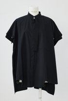【エンフォルド/ENFOLD】のROLL-UP SLEEVES SHIRT/シャツ 人気、トレンドファッション・服の通販 founy(ファニー) ファッション Fashion レディースファッション Fashion for Women トップス・カットソー Cut & Sew Tops シャツ・ブラウス・オフィスカジュアル Elegant Blouses & Button-Ups サマー Summer, Summer Style ショート Short, Short Length スリット Slit, Slit Detail スリーブ Sleeve, Long Sleeve / Short Sleeve ヨーク Yoke, Yoke Design ワイド Wide, Wide Fit 長袖 Long Sleeve, Full Sleeve thumbnail ブラック|ID: prp329100004882480 ipo3291000000036444155