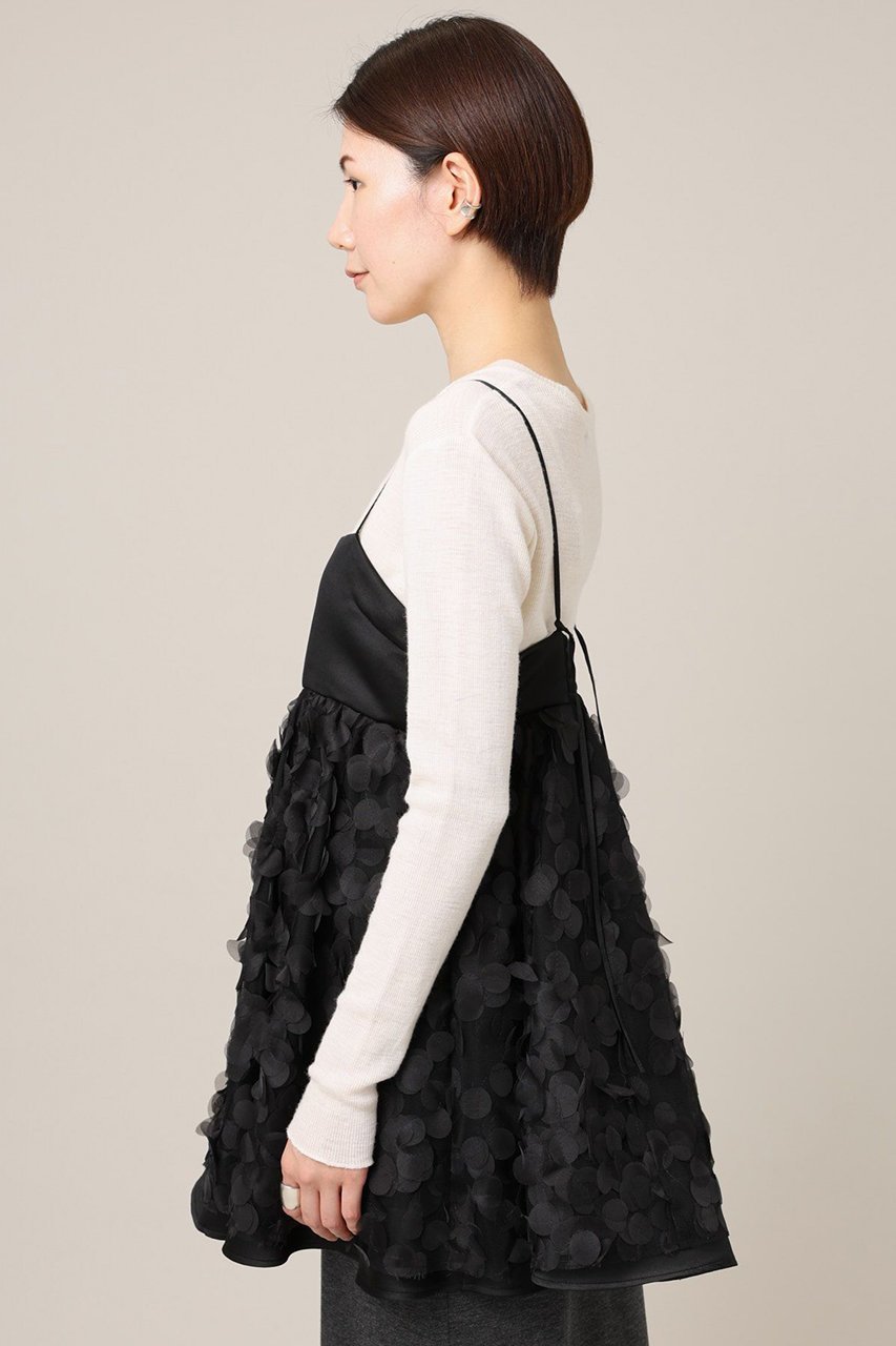 【カレンソロジー/Curensology】のドットチュールキャミソール 人気、トレンドファッション・服の通販 founy(ファニー) 　ファッション　Fashion　レディースファッション　Fashion for Women　トップス・カットソー　Cut & Sew Tops　キャミソール&ノースリーブ　Camisoles & Sleeveless Tops　シャツ・ブラウス・オフィスカジュアル　Elegant Blouses & Button-Ups　おすすめ　Recommended / Our Picks　カットソー　Cut and Sewn Top　キャミソール　Camisole, Spaghetti Strap Top　サテン　Satin, Glossy Fabric　ダウン　Down, Puffer　チュール　Tulip, Tulip Motif　デニム　Denim, Jeans Material　ドット　Polka Dot, Dot Pattern　ノースリーブ　Sleeveless, No-Sleeve　ベビー　Baby, Babywear　ボトム　Bottoms, Lower Wear　ランダム　Random, Irregular　ルーズ　Loose, Oversized　ワイド　Wide, Wide Fit　other-8|ID: prp329100004882488 ipo3291000000036444267