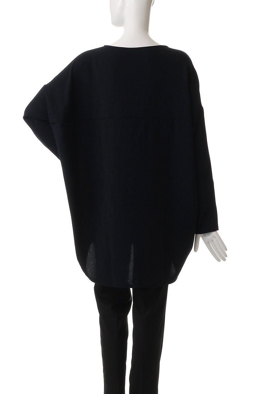 【ミズイロ インド/mizuiro ind】のgeorgette boat neck cocoon P/O プルオーバー 人気、トレンドファッション・服の通販 founy(ファニー) 　ファッション　Fashion　レディースファッション　Fashion for Women　トップス・カットソー　Cut & Sew Tops　シャツ・ブラウス・オフィスカジュアル　Elegant Blouses & Button-Ups　カジュアルプルオーバー・ニットトップス　Pullovers & Knit Tops / Casual Pullovers　なめらか　Smooth, Silky Texture　ショルダー　Shoulder, Shoulder Strap　シンプル　Simple, Minimal　ジョーゼット　Georgette, Semi-Sheer Fabric　スリーブ　Sleeve, Long Sleeve / Short Sleeve　デコルテ　Décolleté, Neckline　ドロップ　Drop Shoulder, Dropped Style　ロング　Long, Long-Length　エレガント 上品　Elegant　other-4|ID: prp329100004882508 ipo3291000000036444478