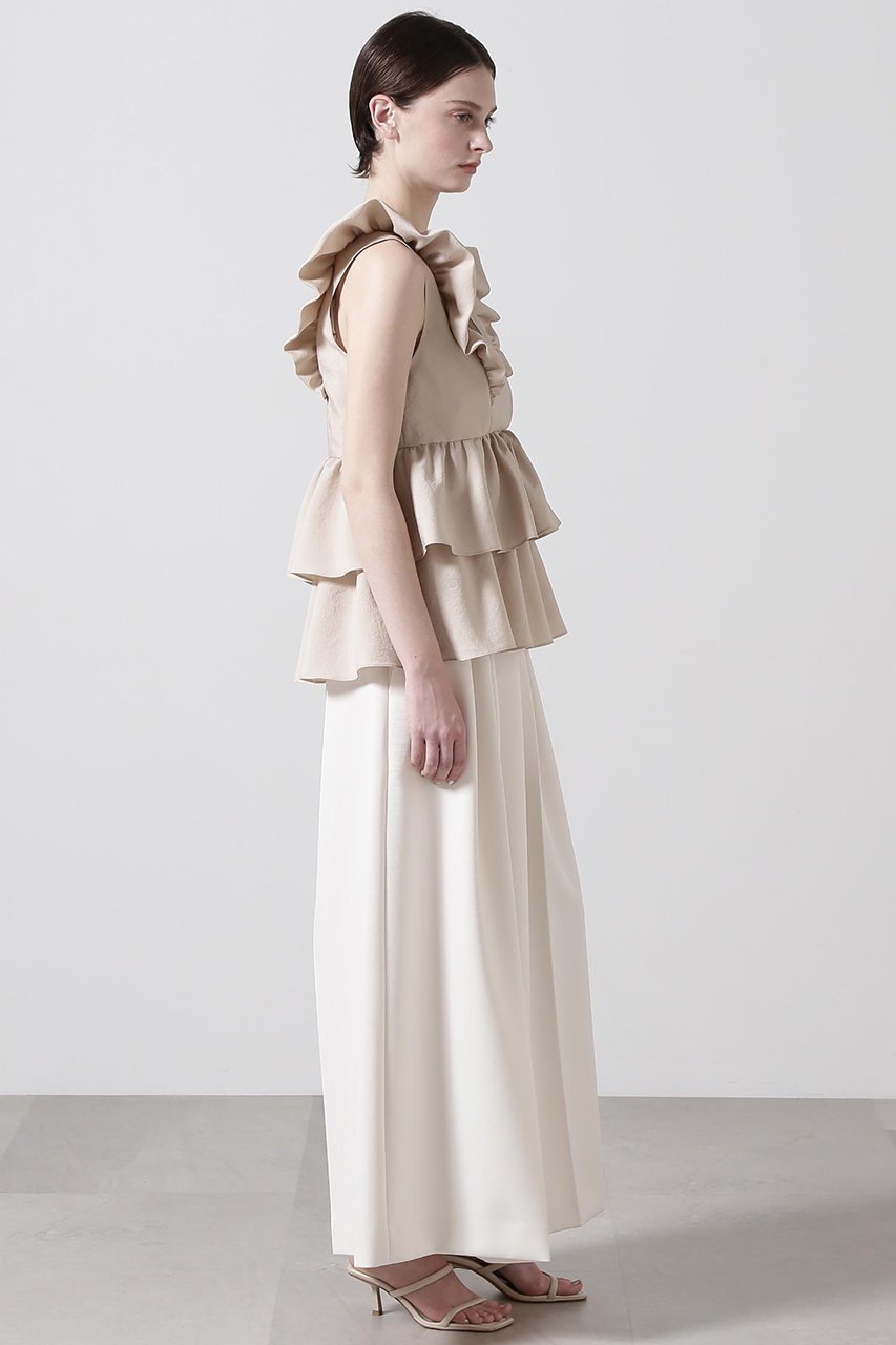 【ヒューエルミュージアム/hueLe Museum】の【hLM】フリルブラウス 人気、トレンドファッション・服の通販 founy(ファニー) ファッション Fashion レディースファッション Fashion for Women トップス・カットソー Cut & Sew Tops キャミソール&ノースリーブ Camisoles & Sleeveless Tops シャツ・ブラウス・オフィスカジュアル Elegant Blouses & Button-Ups ノースリーブ Sleeveless, No-Sleeve フリル Frill, Ruffle other-3|ID: prp329100004882534 ipo3291000000036444720