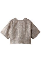 【オブリオ/AUBRIOT】のクロップドジュエルトップ 人気、トレンドファッション・服の通販 founy(ファニー) ファッション Fashion レディースファッション Fashion for Women トップス・カットソー Cut & Sew Tops シャツ・ブラウス・オフィスカジュアル Elegant Blouses & Button-Ups シャイニー Shiny, Glossy Finish ショート Short, Short Length シンプル Simple, Minimal ジャカード/ジャガード Jacquard, Woven Pattern スタイリッシュ Stylish, Fashionable スリーブ Sleeve, Long Sleeve / Short Sleeve トレンド Trend, Trending Now ボックス Boxy, Box Shape モダン Modern, Contemporary ラグジュアリー Luxury, Elegant thumbnail ベージュ|ID: prp329100004882536 ipo3291000000036444739