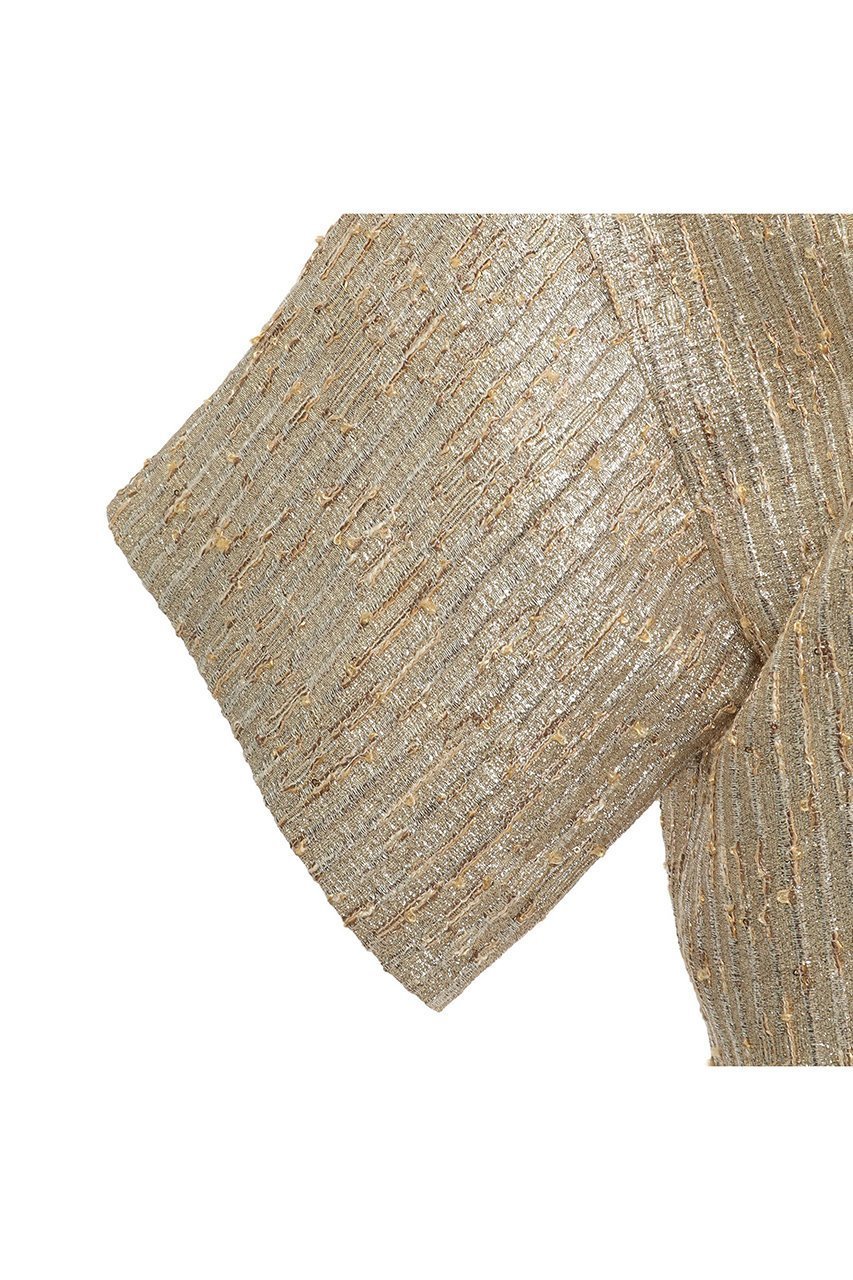 【オブリオ/AUBRIOT】のクロップドジュエルトップ 人気、トレンドファッション・服の通販 founy(ファニー) ファッション Fashion レディースファッション Fashion for Women トップス・カットソー Cut & Sew Tops シャツ・ブラウス・オフィスカジュアル Elegant Blouses & Button-Ups シャイニー Shiny, Glossy Finish ショート Short, Short Length シンプル Simple, Minimal ジャカード/ジャガード Jacquard, Woven Pattern スタイリッシュ Stylish, Fashionable スリーブ Sleeve, Long Sleeve / Short Sleeve トレンド Trend, Trending Now ボックス Boxy, Box Shape モダン Modern, Contemporary ラグジュアリー Luxury, Elegant other-6|ID: prp329100004882536 ipo3291000000036444751