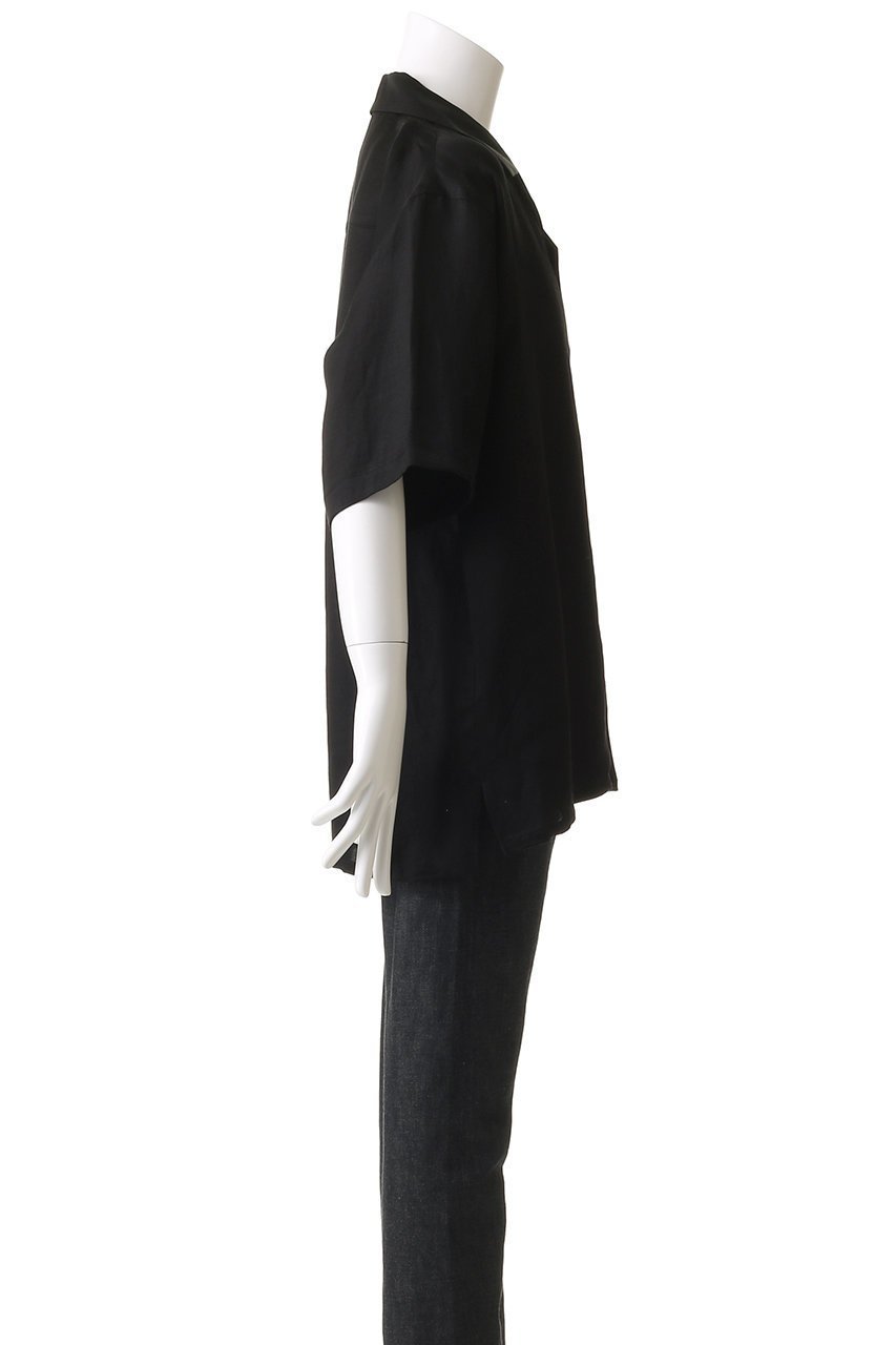 【シュタイン/ssstein】の【UNISEX】VIS/LI TWILL OVERSIZED OPEN COLLAR SS SH 人気、トレンドファッション・服の通販 founy(ファニー) 　ファッション　Fashion　レディースファッション　Fashion for Women　トップス・カットソー　Cut & Sew Tops　シャツ・ブラウス・オフィスカジュアル　Elegant Blouses & Button-Ups　ユニセックス　Unisex, Genderless　ショート　Short, Short Length　スリーブ　Sleeve, Long Sleeve / Short Sleeve　ツイル　Twist, Twisted Detail　リネン　Linen, Linen Fabric　半袖　Short Sleeve, Half Sleeve　other-3|ID: prp329100004882589 ipo3291000000036445220