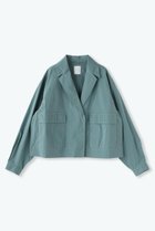 【レリル/lelill】のスペンサーシャツ 人気、トレンドファッション・服の通販 founy(ファニー) ファッション Fashion レディースファッション Fashion for Women トップス・カットソー Cut & Sew Tops シャツ・ブラウス・オフィスカジュアル Elegant Blouses & Button-Ups ショート Short, Short Length ジャケット Jacket, Outerwear ストレッチ Stretch, Stretchy Fabric スリーブ Sleeve, Long Sleeve / Short Sleeve ビッグ Big, Oversized フロント Front, Front Design ポケット Pocket, Pocket Detail ミックス Mix, Mixed Style ロング Long, Long-Length thumbnail グリーン|ID: prp329100004882600 ipo3291000000036445343