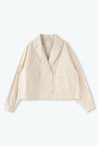 【レリル/lelill】のスペンサーシャツ 人気、トレンドファッション・服の通販 founy(ファニー) ファッション Fashion レディースファッション Fashion for Women トップス・カットソー Cut & Sew Tops シャツ・ブラウス・オフィスカジュアル Elegant Blouses & Button-Ups ショート Short, Short Length ジャケット Jacket, Outerwear ストレッチ Stretch, Stretchy Fabric スリーブ Sleeve, Long Sleeve / Short Sleeve ビッグ Big, Oversized フロント Front, Front Design ポケット Pocket, Pocket Detail ミックス Mix, Mixed Style ロング Long, Long-Length thumbnail エクリュ|ID: prp329100004882600 ipo3291000000036445346