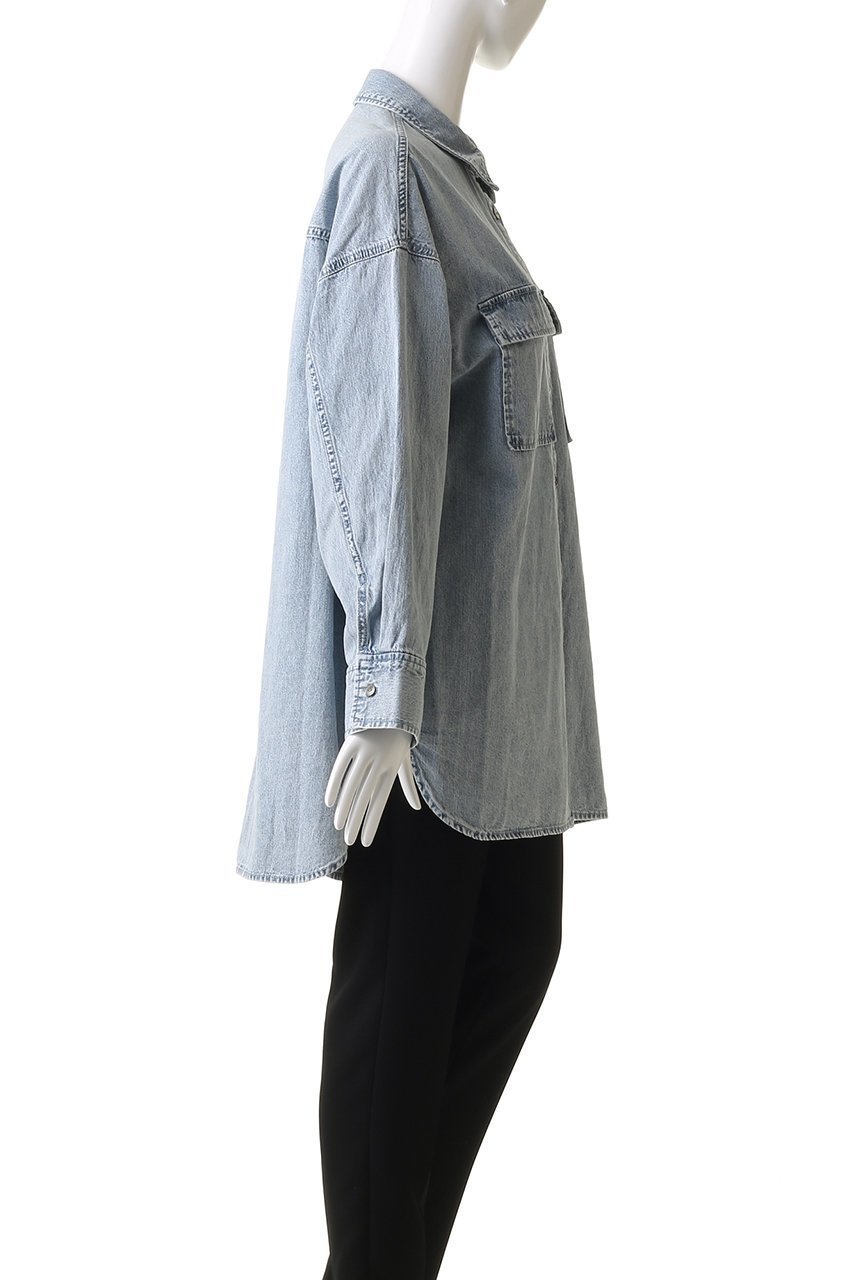 【ハー/HER.】のデニムシャツ 人気、トレンドファッション・服の通販 founy(ファニー) 　ファッション　Fashion　レディースファッション　Fashion for Women　トップス・カットソー　Cut & Sew Tops　シャツ・ブラウス・オフィスカジュアル　Elegant Blouses & Button-Ups　スリーブ　Sleeve, Long Sleeve / Short Sleeve　デニム　Denim, Jeans Material　ロング　Long, Long-Length　羽織　Haori, Light Jacket　other-3|ID: prp329100004882610 ipo3291000000036445430