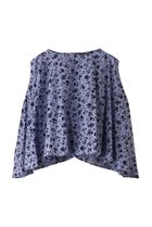 【ミズイロ インド/mizuiro ind】のsmall flower print N/S flare P/O プルオーバー 人気、トレンドファッション・服の通販 founy(ファニー) ファッション Fashion レディースファッション Fashion for Women トップス・カットソー Cut & Sew Tops キャミソール&ノースリーブ Camisoles & Sleeveless Tops シャツ・ブラウス・オフィスカジュアル Elegant Blouses & Button-Ups カジュアルプルオーバー・ニットトップス Pullovers & Knit Tops / Casual Pullovers イレギュラーヘム Irregular Hem シアー Sheer, See-Through スリーブ Sleeve, Long Sleeve / Short Sleeve ノースリーブ Sleeveless, No-Sleeve フラワー Flower, Floral フレア Flare, Flared thumbnail l.blue|ID: prp329100004882636 ipo3291000000036445664