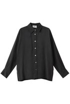 【プルミエ アロンディスモン/1er Arrondissement】のキュプラフィブリルレギュラーカラーシャツ 人気、トレンドファッション・服の通販 founy(ファニー) ファッション Fashion レディースファッション Fashion for Women トップス・カットソー Cut & Sew Tops シャツ・ブラウス・オフィスカジュアル Elegant Blouses & Button-Ups おすすめ Recommended / Our Picks とろみ Fluid, Flowy Fabric カシュクール Wrap Design キュプラ Cupro, Eco Fabric スリーブ Sleeve, Long Sleeve / Short Sleeve ボトム Bottoms, Lower Wear ロング Long, Long-Length エレガント 上品 Elegant thumbnail ブラック|ID: prp329100004882689 ipo3291000000036446221