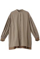 【ル フィル/LE PHIL】のタイプライターギャザーバイカラーブラウス 人気、トレンドファッション・服の通販 founy(ファニー) ファッション Fashion レディースファッション Fashion for Women トップス・カットソー Cut & Sew Tops シャツ・ブラウス・オフィスカジュアル Elegant Blouses & Button-Ups ギャザー Gathered, Ruffled スリット Slit, Slit Detail スリーブ Sleeve, Long Sleeve / Short Sleeve ブロック Block, Solid Block Pattern ブロード Broadcloth, Fine Cotton ヨーク Yoke, Yoke Design ロング Long, Long-Length thumbnail ベージュ|ID: prp329100004882709 ipo3291000000036446417