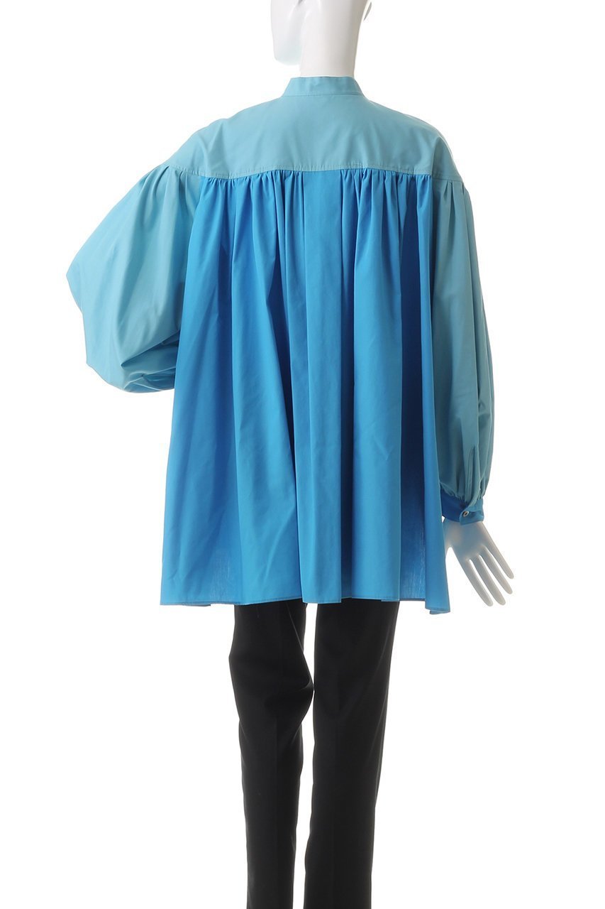 【ル フィル/LE PHIL】のタイプライターギャザーバイカラーブラウス 人気、トレンドファッション・服の通販 founy(ファニー) ファッション Fashion レディースファッション Fashion for Women トップス・カットソー Cut & Sew Tops シャツ・ブラウス・オフィスカジュアル Elegant Blouses & Button-Ups ギャザー Gathered, Ruffled スリット Slit, Slit Detail スリーブ Sleeve, Long Sleeve / Short Sleeve ブロック Block, Solid Block Pattern ブロード Broadcloth, Fine Cotton ヨーク Yoke, Yoke Design ロング Long, Long-Length other-4|ID: prp329100004882709 ipo3291000000036446427