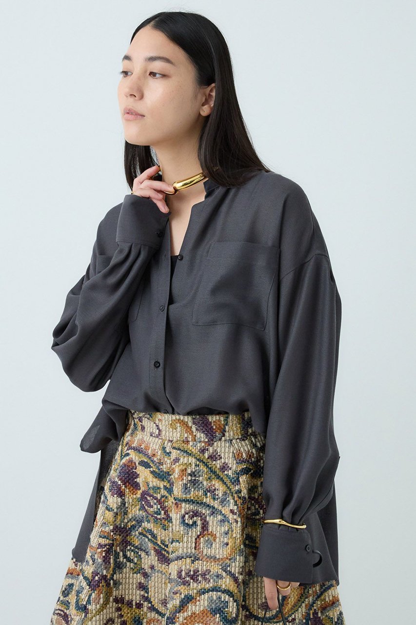 【カオス/Chaos】のパランビエラシャツ 人気、トレンドファッション・服の通販 founy(ファニー) ファッション Fashion レディースファッション Fashion for Women トップス・カットソー Cut & Sew Tops シャツ・ブラウス・オフィスカジュアル Elegant Blouses & Button-Ups キュプラ Cupro, Eco Fabric スリーブ Sleeve, Long Sleeve / Short Sleeve ドレープ Drape, Draping Fabric バランス Balance, Style Balance フェミニン Feminine, Girly ロング Long, Long-Length other-5|ID: prp329100004882716 ipo3291000000036446502