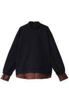 【リムアーク/RIM.ARK】のStripe docking PO/プルオーバー 人気、トレンドファッション・服の通販 founy(ファニー) ファッション Fashion レディースファッション Fashion for Women トップス・カットソー Cut & Sew Tops シャツ・ブラウス・オフィスカジュアル Elegant Blouses & Button-Ups カジュアルプルオーバー・ニットトップス Pullovers & Knit Tops / Casual Pullovers コンパクト Compact, Small Size サテン Satin, Glossy Fabric シンプル Simple, Minimal ストライプ Stripe, Striped Pattern ストレッチ Stretch, Stretchy Fabric スリーブ Sleeve, Long Sleeve / Short Sleeve ドッキング Docking, Mixed Material フォルム Silhouette, Form ロング Long, Long-Length thumbnail ネイビー|ID: prp329100004882724 ipo3291000000036446598