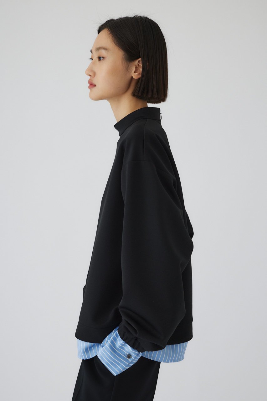 【リムアーク/RIM.ARK】のStripe docking PO/プルオーバー 人気、トレンドファッション・服の通販 founy(ファニー) ファッション Fashion レディースファッション Fashion for Women トップス・カットソー Cut & Sew Tops シャツ・ブラウス・オフィスカジュアル Elegant Blouses & Button-Ups カジュアルプルオーバー・ニットトップス Pullovers & Knit Tops / Casual Pullovers コンパクト Compact, Small Size サテン Satin, Glossy Fabric シンプル Simple, Minimal ストライプ Stripe, Striped Pattern ストレッチ Stretch, Stretchy Fabric スリーブ Sleeve, Long Sleeve / Short Sleeve ドッキング Docking, Mixed Material フォルム Silhouette, Form ロング Long, Long-Length other-8|ID: prp329100004882724 ipo3291000000036446617