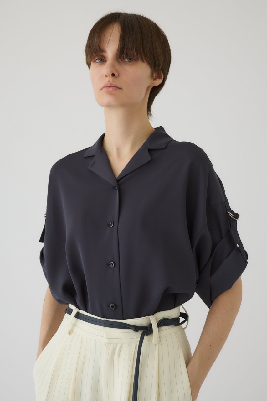 【リムアーク/RIM.ARK】のRoll-up SH/シャツ 人気、トレンドファッション・服の通販 founy(ファニー) 　ファッション　Fashion　レディースファッション　Fashion for Women　トップス・カットソー　Cut & Sew Tops　シャツ・ブラウス・オフィスカジュアル　Elegant Blouses & Button-Ups　スタンダード　Standard, Basic　スリーブ　Sleeve, Long Sleeve / Short Sleeve　バランス　Balance, Style Balance　ロング　Long, Long-Length　ロールアップ　Roll-Up, Cuffed Hem　夏　Summer　other-6|ID: prp329100004882731 ipo3291000000036446698