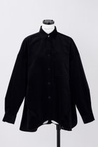 【ナゴンスタンス/nagonstans】の16Wコーデュロイ eggドレープ SH/シャツ 人気、トレンドファッション・服の通販 founy(ファニー) ファッション Fashion レディースファッション Fashion for Women トップス・カットソー Cut & Sew Tops シャツ・ブラウス・オフィスカジュアル Elegant Blouses & Button-Ups コーデュロイ Corduroy, Cord Fabric スリーブ Sleeve, Long Sleeve / Short Sleeve ドレープ Drape, Draping Fabric モチーフ Motif, Design Theme ロング Long, Long-Length 人気 Popular, Best Seller 秋 Autumn thumbnail Black|ID: prp329100004882747 ipo3291000000036446803