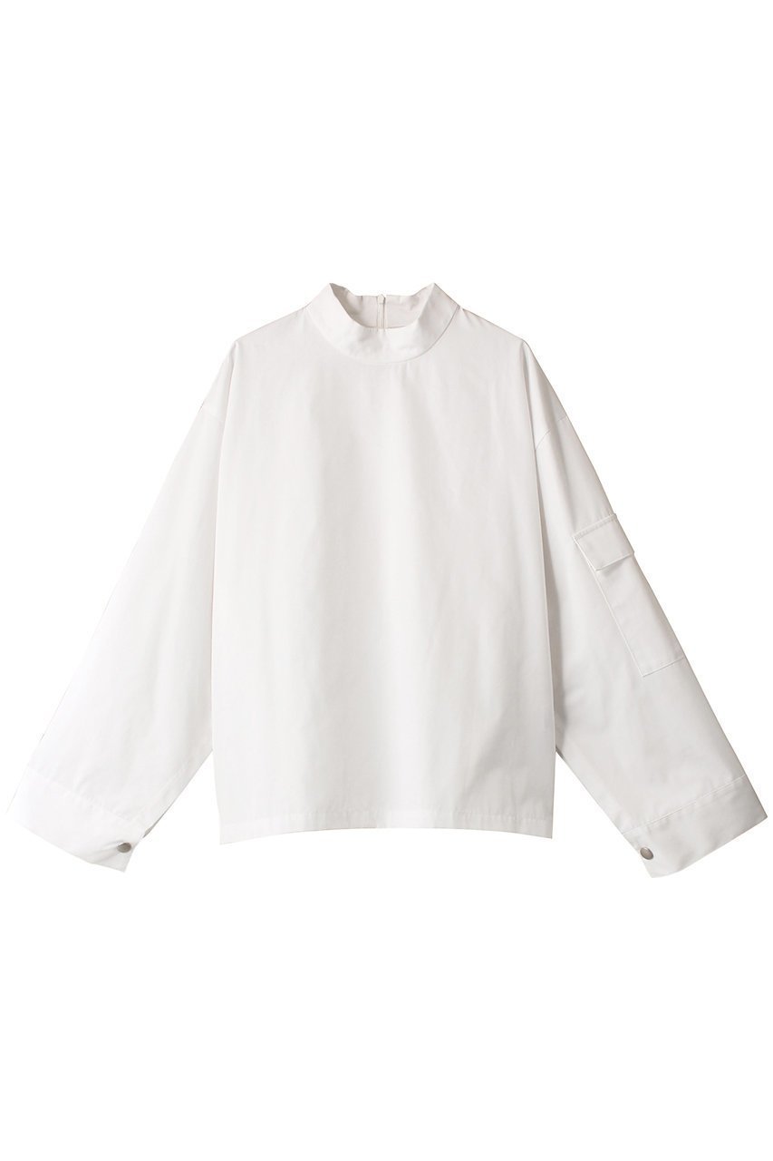 【リムアーク/RIM.ARK】のHigh slit tops/トップス 人気、トレンドファッション・服の通販 founy(ファニー) 　ファッション　Fashion　レディースファッション　Fashion for Women　トップス・カットソー　Cut & Sew Tops　シャツ・ブラウス・オフィスカジュアル　Elegant Blouses & Button-Ups　スリット　Slit, Slit Detail　スリーブ　Sleeve, Long Sleeve / Short Sleeve　ドット　Polka Dot, Dot Pattern　ポケット　Pocket, Pocket Detail　ロング　Long, Long-Length　長袖　Long Sleeve, Full Sleeve　 other-1|ID: prp329100004882760 ipo3291000000036446927