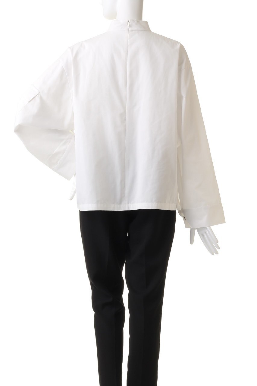 【リムアーク/RIM.ARK】のHigh slit tops/トップス 人気、トレンドファッション・服の通販 founy(ファニー) 　ファッション　Fashion　レディースファッション　Fashion for Women　トップス・カットソー　Cut & Sew Tops　シャツ・ブラウス・オフィスカジュアル　Elegant Blouses & Button-Ups　スリット　Slit, Slit Detail　スリーブ　Sleeve, Long Sleeve / Short Sleeve　ドット　Polka Dot, Dot Pattern　ポケット　Pocket, Pocket Detail　ロング　Long, Long-Length　長袖　Long Sleeve, Full Sleeve　other-4|ID: prp329100004882760 ipo3291000000036446939