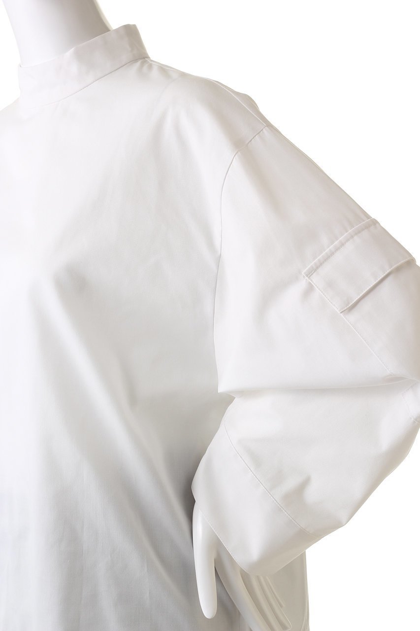 【リムアーク/RIM.ARK】のHigh slit tops/トップス 人気、トレンドファッション・服の通販 founy(ファニー) 　ファッション　Fashion　レディースファッション　Fashion for Women　トップス・カットソー　Cut & Sew Tops　シャツ・ブラウス・オフィスカジュアル　Elegant Blouses & Button-Ups　スリット　Slit, Slit Detail　スリーブ　Sleeve, Long Sleeve / Short Sleeve　ドット　Polka Dot, Dot Pattern　ポケット　Pocket, Pocket Detail　ロング　Long, Long-Length　長袖　Long Sleeve, Full Sleeve　other-5|ID: prp329100004882760 ipo3291000000036446942