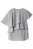 【デパリエ/DEPAREILLE】のフレアブラウス 人気、トレンドファッション・服の通販 founy(ファニー) ファッション Fashion レディースファッション Fashion for Women トップス・カットソー Cut & Sew Tops シャツ・ブラウス・オフィスカジュアル Elegant Blouses & Button-Ups おすすめ Recommended / Our Picks シアー Sheer, See-Through ショート Short, Short Length スリーブ Sleeve, Long Sleeve / Short Sleeve ティアード Tiered, Tiered Style フレア Flare, Flared ラッフル Ruffle, Frill thumbnail サックス|ID: prp329100004882763 ipo3291000000036446954