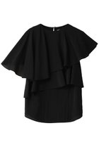 【デパリエ/DEPAREILLE】のフレアブラウス 人気、トレンドファッション・服の通販 founy(ファニー) ファッション Fashion レディースファッション Fashion for Women トップス・カットソー Cut & Sew Tops シャツ・ブラウス・オフィスカジュアル Elegant Blouses & Button-Ups おすすめ Recommended / Our Picks シアー Sheer, See-Through ショート Short, Short Length スリーブ Sleeve, Long Sleeve / Short Sleeve ティアード Tiered, Tiered Style フレア Flare, Flared ラッフル Ruffle, Frill thumbnail ブラック|ID: prp329100004882763 ipo3291000000036446956