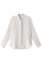 【ベイジ,/BEIGE,】のEVA(エバ)/ボウタイロングスリーブブラウス 人気、トレンドファッション・服の通販 founy(ファニー) ファッション Fashion レディースファッション Fashion for Women トップス・カットソー Cut & Sew Tops シャツ・ブラウス・オフィスカジュアル Elegant Blouses & Button-Ups とろみ Fluid, Flowy Fabric シンプル Simple, Minimal ジョーゼット Georgette, Semi-Sheer Fabric ストレッチ Stretch, Stretchy Fabric スリーブ Sleeve, Long Sleeve / Short Sleeve フリル Frill, Ruffle ロング Long, Long-Length エレガント 上品 Elegant thumbnail White|ID: prp329100004882767 ipo3291000000036446998