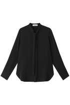 【ベイジ,/BEIGE,】のEVA(エバ)/ボウタイロングスリーブブラウス 人気、トレンドファッション・服の通販 founy(ファニー) ファッション Fashion レディースファッション Fashion for Women トップス・カットソー Cut & Sew Tops シャツ・ブラウス・オフィスカジュアル Elegant Blouses & Button-Ups とろみ Fluid, Flowy Fabric シンプル Simple, Minimal ジョーゼット Georgette, Semi-Sheer Fabric ストレッチ Stretch, Stretchy Fabric スリーブ Sleeve, Long Sleeve / Short Sleeve フリル Frill, Ruffle ロング Long, Long-Length エレガント 上品 Elegant thumbnail Black|ID: prp329100004882767 ipo3291000000036447000