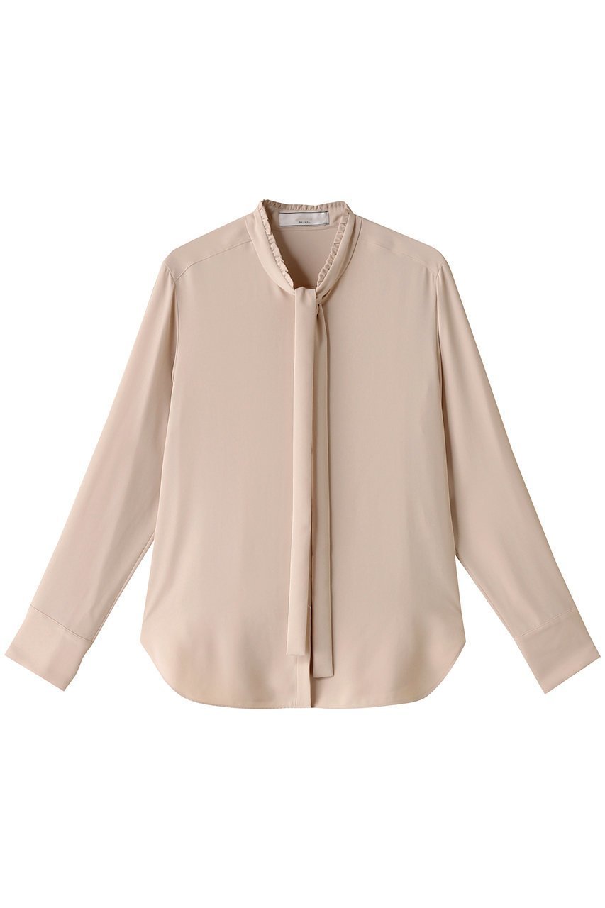 【ベイジ,/BEIGE,】のEVA(エバ)/ボウタイロングスリーブブラウス インテリア・キッズ・メンズ・レディースファッション・服の通販 founy(ファニー) ファッション Fashion レディースファッション Fashion for Women トップス・カットソー Cut & Sew Tops シャツ・ブラウス・オフィスカジュアル Elegant Blouses & Button-Ups とろみ Fluid, Flowy Fabric シンプル Simple, Minimal ジョーゼット Georgette, Semi-Sheer Fabric ストレッチ Stretch, Stretchy Fabric スリーブ Sleeve, Long Sleeve / Short Sleeve フリル Frill, Ruffle ロング Long, Long-Length エレガント 上品 Elegant Nude|ID: prp329100004882767 ipo3291000000036447002