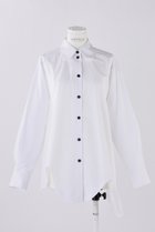 【エンフォルド/ENFOLD】のC/PEブロード カーブアシンメ SH/シャツ 人気、トレンドファッション・服の通販 founy(ファニー) ファッション Fashion レディースファッション Fashion for Women トップス・カットソー Cut & Sew Tops シャツ・ブラウス・オフィスカジュアル Elegant Blouses & Button-Ups おすすめ Recommended / Our Picks アシンメトリー Asymmetrical Style ウェーブ Wavy Pattern スリーブ Sleeve, Long Sleeve / Short Sleeve バランス Balance, Style Balance ブロード Broadcloth, Fine Cotton ベスト Vest, Waistcoat ロング Long, Long-Length thumbnail ホワイト|ID: prp329100004882771 ipo3291000000036447049