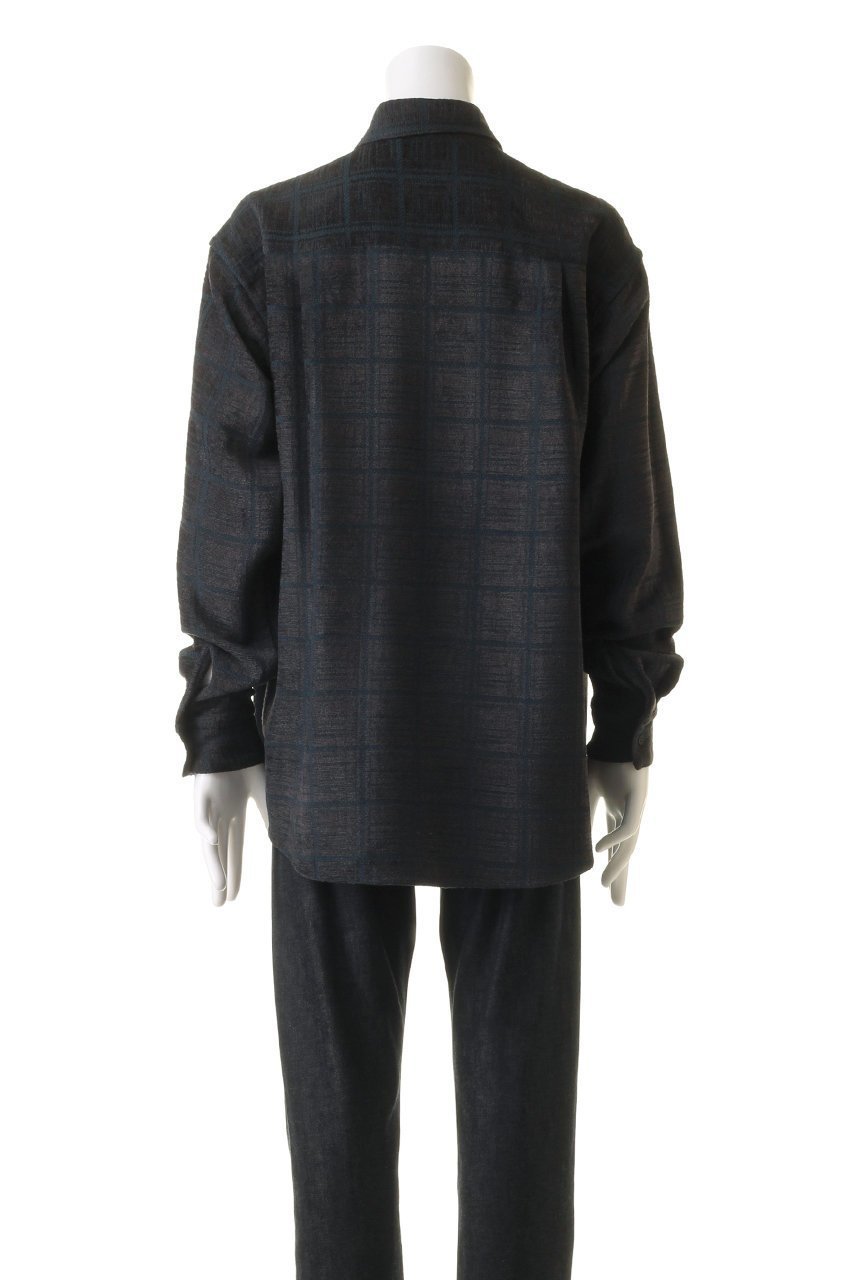 【ヨーク/YOKE】の【UNISEX】プレイドレギュラーカラーシャツ 人気、トレンドファッション・服の通販 founy(ファニー) ファッション Fashion レディースファッション Fashion for Women トップス・カットソー Cut & Sew Tops シャツ・ブラウス・オフィスカジュアル Elegant Blouses & Button-Ups ユニセックス Unisex, Genderless ジャカード/ジャガード Jacquard, Woven Pattern スリーブ Sleeve, Long Sleeve / Short Sleeve チェック Check, Plaid, Tartan ベーシック Basic, Essential ボックス Boxy, Box Shape レギュラー Regular, Standard Fit ロング Long, Long-Length A/W・秋冬 Autumn/Winter other-4|ID: prp329100004882777 ipo3291000000036447107