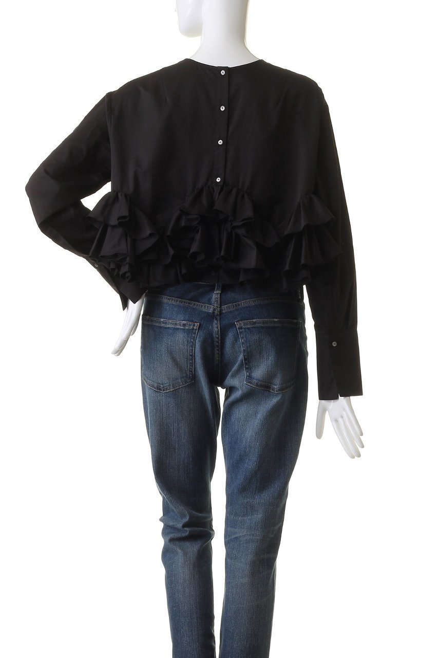 【マリリンムーン/MARILYN MOON】の2wayスパイラルタフタブラウス 人気、トレンドファッション・服の通販 founy(ファニー) ファッション Fashion レディースファッション Fashion for Women トップス・カットソー Cut & Sew Tops シャツ・ブラウス・オフィスカジュアル Elegant Blouses & Button-Ups ショート Short, Short Length シンプル Simple, Minimal スリーブ Sleeve, Long Sleeve / Short Sleeve タフタ Taffeta, Structured Fabric フリル Frill, Ruffle ロング Long, Long-Length エレガント 上品 Elegant other-4|ID: prp329100004882780 ipo3291000000036447121