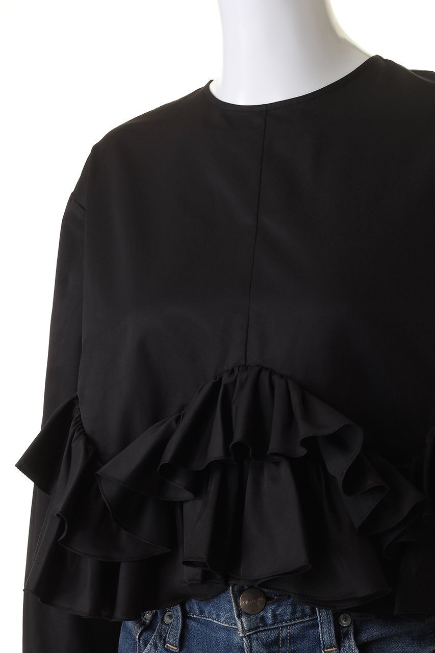 【マリリンムーン/MARILYN MOON】の2wayスパイラルタフタブラウス 人気、トレンドファッション・服の通販 founy(ファニー) ファッション Fashion レディースファッション Fashion for Women トップス・カットソー Cut & Sew Tops シャツ・ブラウス・オフィスカジュアル Elegant Blouses & Button-Ups ショート Short, Short Length シンプル Simple, Minimal スリーブ Sleeve, Long Sleeve / Short Sleeve タフタ Taffeta, Structured Fabric フリル Frill, Ruffle ロング Long, Long-Length エレガント 上品 Elegant other-5|ID: prp329100004882780 ipo3291000000036447123