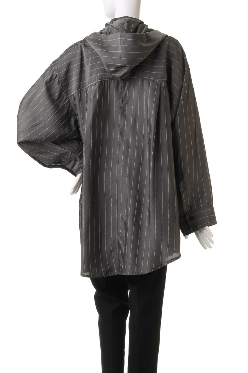 【プランク プロジェクト/PRANK PROJECT】のボウタイフードブラウス / Bow Tie Hood Blouse 人気、トレンドファッション・服の通販 founy(ファニー) 　ファッション　Fashion　レディースファッション　Fashion for Women　トップス・カットソー　Cut & Sew Tops　シャツ・ブラウス・オフィスカジュアル　Elegant Blouses & Button-Ups　おすすめ　Recommended / Our Picks　クラシック　Classic, Timeless Style　ストライプ　Stripe, Striped Pattern　スリーブ　Sleeve, Long Sleeve / Short Sleeve　フレア　Flare, Flared　ロング　Long, Long-Length　ワイド　Wide, Wide Fit　エレガント 上品　Elegant　無地　Plain, Solid Color　other-4|ID: prp329100004882794 ipo3291000000036447251