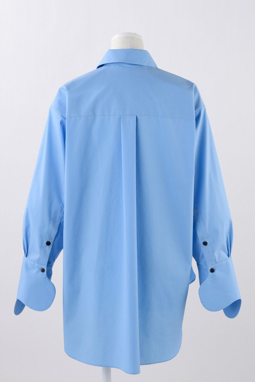 【エンフォルド/ENFOLD】のC/PEブロード アシンメラウンド SH/シャツ 人気、トレンドファッション・服の通販 founy(ファニー) 　ファッション　Fashion　レディースファッション　Fashion for Women　トップス・カットソー　Cut & Sew Tops　シャツ・ブラウス・オフィスカジュアル　Elegant Blouses & Button-Ups　おすすめ　Recommended / Our Picks　アシンメトリー　Asymmetrical Style　スリーブ　Sleeve, Long Sleeve / Short Sleeve　ブロード　Broadcloth, Fine Cotton　ベスト　Vest, Waistcoat　ベーシック　Basic, Essential　メルトン　Melton, Heavy Wool　ロング　Long, Long-Length　other-3|ID: prp329100004882801 ipo3291000000036447311