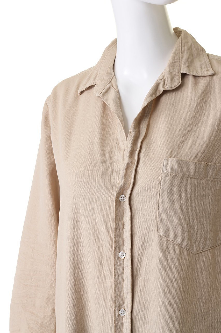 【フランク&アイリーン/Frank&Eileen】のRORY イタリアンフェイマスデニム カラーロングシャツ 人気、トレンドファッション・服の通販 founy(ファニー) 　ファッション　Fashion　レディースファッション　Fashion for Women　トップス・カットソー　Cut & Sew Tops　シャツ・ブラウス・オフィスカジュアル　Elegant Blouses & Button-Ups　スリーブ　Sleeve, Long Sleeve / Short Sleeve　ロング　Long, Long-Length　エレガント 上品　Elegant　羽織　Haori, Light Jacket　other-5|ID: prp329100004882825 ipo3291000000036447639