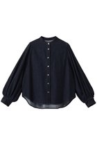 【マッキントッシュ/MACKINTOSH】のTHORNHILL ボリュームスリーブノーカラーデニムシャツ 人気、トレンドファッション・服の通販 founy(ファニー) ファッション Fashion レディースファッション Fashion for Women トップス・カットソー Cut & Sew Tops シャツ・ブラウス・オフィスカジュアル Elegant Blouses & Button-Ups ボリューム袖・フリルスリーブブラウス Voluminous & Ruffle Sleeves / Puffy Sleeve Tops スリーブ Sleeve, Long Sleeve / Short Sleeve フロント Front, Front Design メタリック Metallic, Shiny Finish モダン Modern, Contemporary ロング Long, Long-Length 新作・新入荷 New Arrivals / New In thumbnail インディゴ|ID: prp329100004882835 ipo3291000000036447769