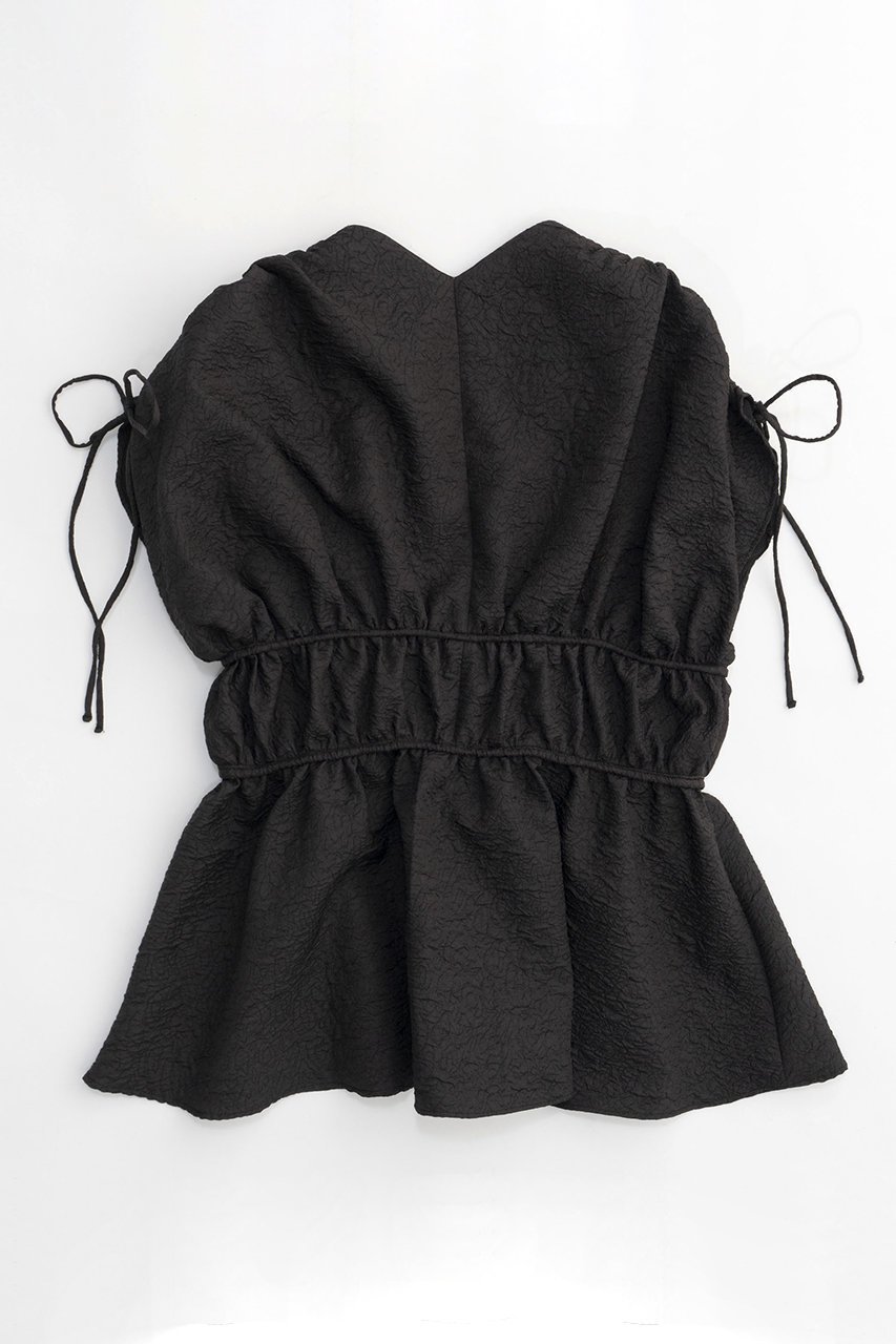 【メゾンスペシャル/MAISON SPECIAL】のShirring Ribbon Blouse/シャーリングリボンブラウス 人気、トレンドファッション・服の通販 founy(ファニー) 　ファッション　Fashion　レディースファッション　Fashion for Women　トップス・カットソー　Cut & Sew Tops　シャツ・ブラウス・オフィスカジュアル　Elegant Blouses & Button-Ups　おすすめ　Recommended / Our Picks　エレガント 上品　Elegant　オケージョン　Occasion Wear　シャーリング　Shirring, Ruched　ショート　Short, Short Length　スポーティ　Sporty, Casual Athletic　スリーブ　Sleeve, Long Sleeve / Short Sleeve　夏　Summer　other-4|ID: prp329100004882844 ipo3291000000036447892