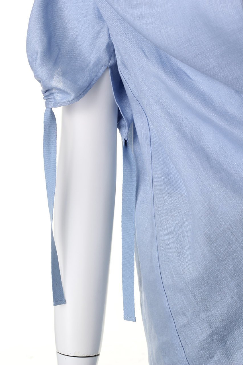 【プレインピープル/PLAIN PEOPLE】のパディストリネン半袖ブラウス 人気、トレンドファッション・服の通販 founy(ファニー) 　ファッション　Fashion　レディースファッション　Fashion for Women　トップス・カットソー　Cut & Sew Tops　シャツ・ブラウス・オフィスカジュアル　Elegant Blouses & Button-Ups　ショート　Short, Short Length　スリーブ　Sleeve, Long Sleeve / Short Sleeve　フェミニン　Feminine, Girly　フラット　Flat, Flat Shoes　リネン　Linen, Linen Fabric　半袖　Short Sleeve, Half Sleeve　other-6|ID: prp329100004882853 ipo3291000000036447984