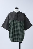 【ナゴンスタンス/nagonstans】のWashed Check SH/シャツ 人気、トレンドファッション・服の通販 founy(ファニー) ファッション Fashion レディースファッション Fashion for Women トップス・カットソー Cut & Sew Tops シャツ・ブラウス・オフィスカジュアル Elegant Blouses & Button-Ups ショート Short, Short Length スリーブ Sleeve, Long Sleeve / Short Sleeve チェック Check, Plaid, Tartan ボックス Boxy, Box Shape ワッシャー Washer, Crinkled Finish thumbnail Stone|ID: prp329100004882860 ipo3291000000036448043