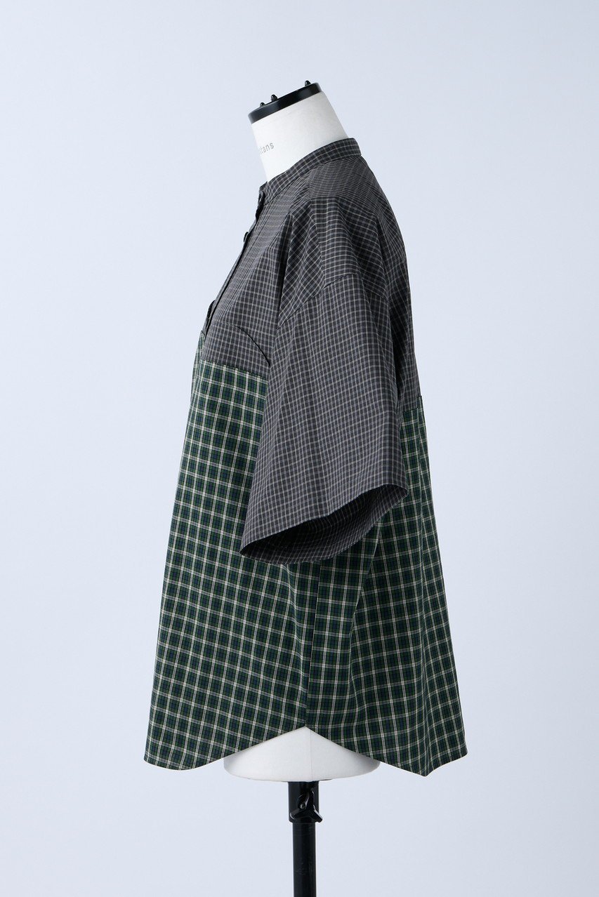 【ナゴンスタンス/nagonstans】のWashed Check SH/シャツ 人気、トレンドファッション・服の通販 founy(ファニー) 　ファッション　Fashion　レディースファッション　Fashion for Women　トップス・カットソー　Cut & Sew Tops　シャツ・ブラウス・オフィスカジュアル　Elegant Blouses & Button-Ups　ショート　Short, Short Length　スリーブ　Sleeve, Long Sleeve / Short Sleeve　チェック　Check, Plaid, Tartan　ボックス　Boxy, Box Shape　ワッシャー　Washer, Crinkled Finish　other-2|ID: prp329100004882860 ipo3291000000036448044