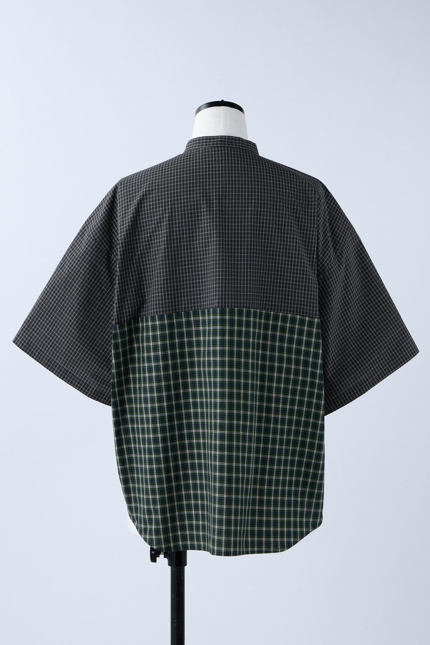 【ナゴンスタンス/nagonstans】のWashed Check SH/シャツ 人気、トレンドファッション・服の通販 founy(ファニー) 　ファッション　Fashion　レディースファッション　Fashion for Women　トップス・カットソー　Cut & Sew Tops　シャツ・ブラウス・オフィスカジュアル　Elegant Blouses & Button-Ups　ショート　Short, Short Length　スリーブ　Sleeve, Long Sleeve / Short Sleeve　チェック　Check, Plaid, Tartan　ボックス　Boxy, Box Shape　ワッシャー　Washer, Crinkled Finish　other-3|ID: prp329100004882860 ipo3291000000036448046