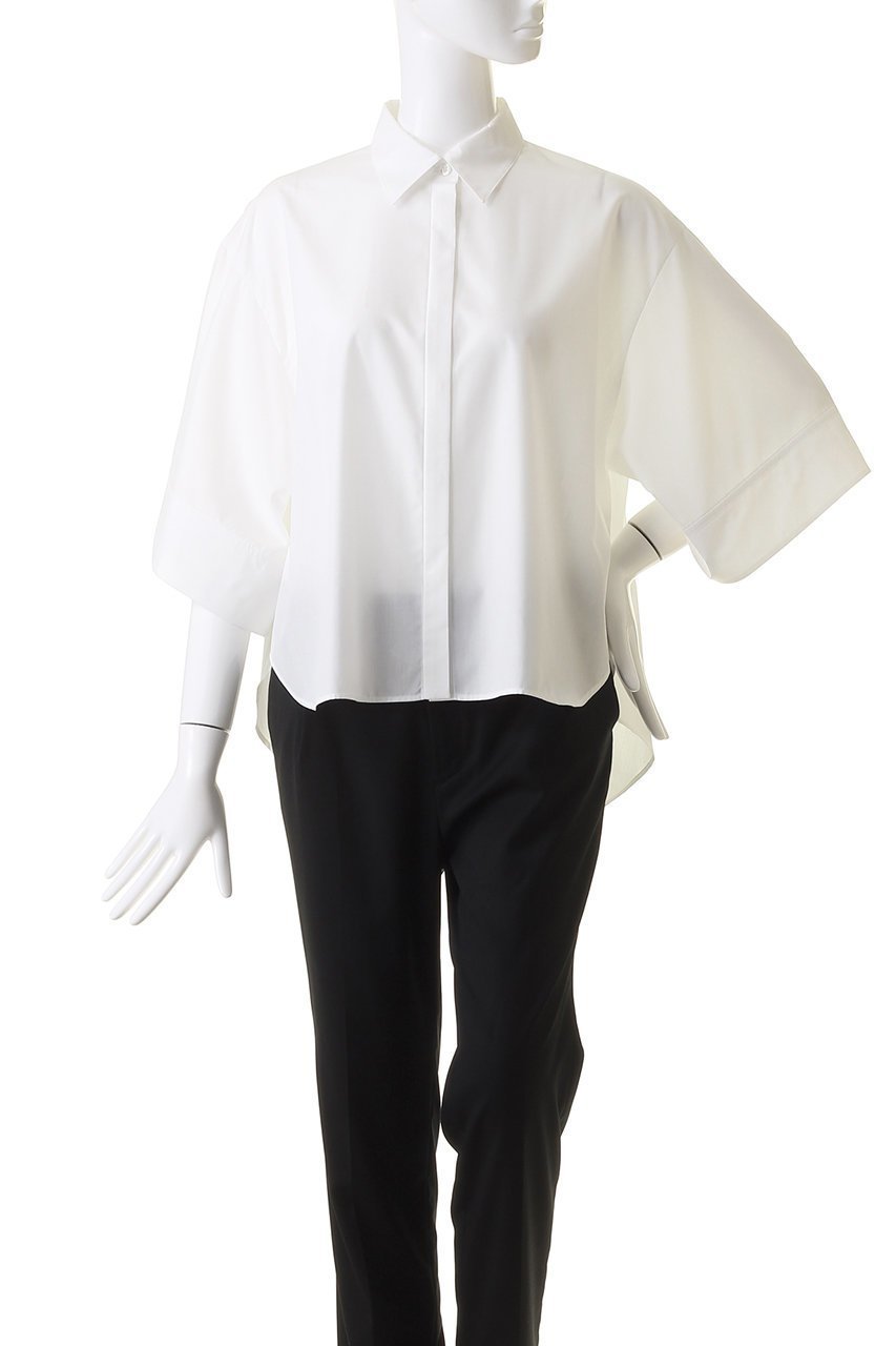 【ル フィル/LE PHIL】のライトタイプライターシャツ 人気、トレンドファッション・服の通販 founy(ファニー) 　ファッション　Fashion　レディースファッション　Fashion for Women　トップス・カットソー　Cut & Sew Tops　シャツ・ブラウス・オフィスカジュアル　Elegant Blouses & Button-Ups　コンパクト　Compact, Small Size　ショート　Short, Short Length　スリーブ　Sleeve, Long Sleeve / Short Sleeve　バランス　Balance, Style Balance　ブロード　Broadcloth, Fine Cotton　ミックス　Mix, Mixed Style　ワイド　Wide, Wide Fit　羽織　Haori, Light Jacket　other-2|ID: prp329100004882867 ipo3291000000036448083