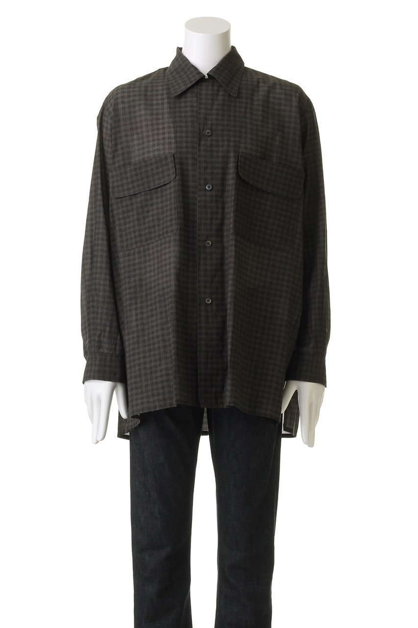 【ヨーク/YOKE】の【UNISEX】ピクセル ロープラッド オープン カラーシャツ 人気、トレンドファッション・服の通販 founy(ファニー) 　ファッション　Fashion　レディースファッション　Fashion for Women　トップス・カットソー　Cut & Sew Tops　シャツ・ブラウス・オフィスカジュアル　Elegant Blouses & Button-Ups　ユニセックス　Unisex, Genderless　キュプラ　Cupro, Eco Fabric　クラシカル　Classical, Vintage-Inspired　スリーブ　Sleeve, Long Sleeve / Short Sleeve　ポケット　Pocket, Pocket Detail　ロング　Long, Long-Length　夏　Summer　定番　Standard, Basic Item　春　Spring　S/S・春夏　SS, Spring/Summer, Warm Season　無地　Plain, Solid Color　羽織　Haori, Light Jacket　other-6|ID: prp329100004882884 ipo3291000000036448239